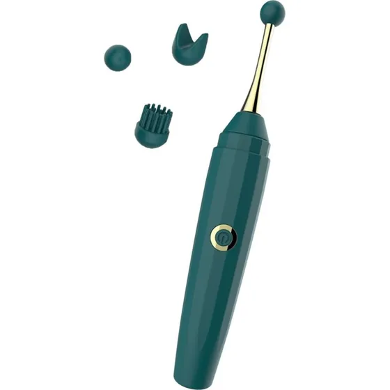 B-Series Magic Massager: Stymulator z 3 końcówkami, zielony