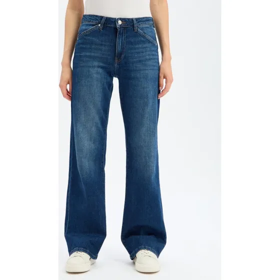 Joop! Jeansy Elvira Straight Niebieskie