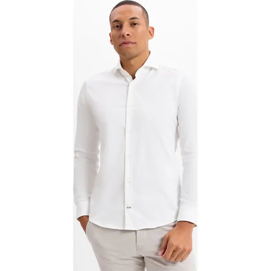 JOOP! Koszula biznesowa Pares Slim Fit - Biała, Bawełna, 39