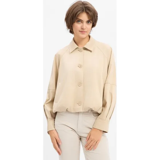 Someday Kurtka Nayomi Imitacja Skóry Beige