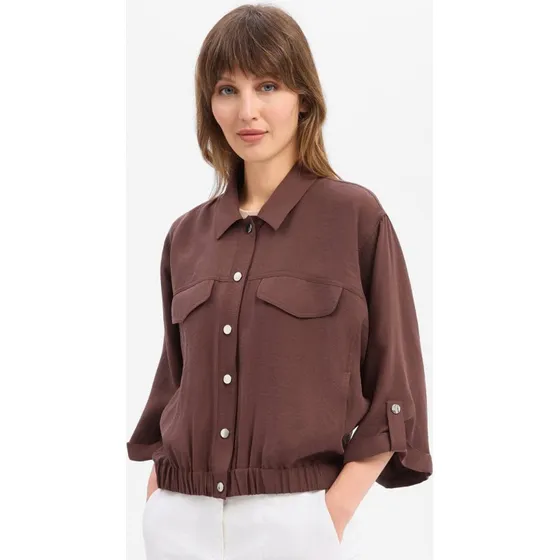 More & More Kurtka Blouson Eggshape Brown