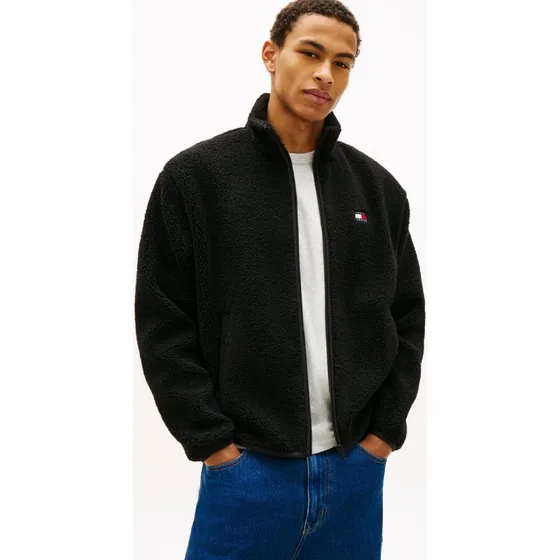 Tommy Jeans Kurtka Pluszowa Czarna
