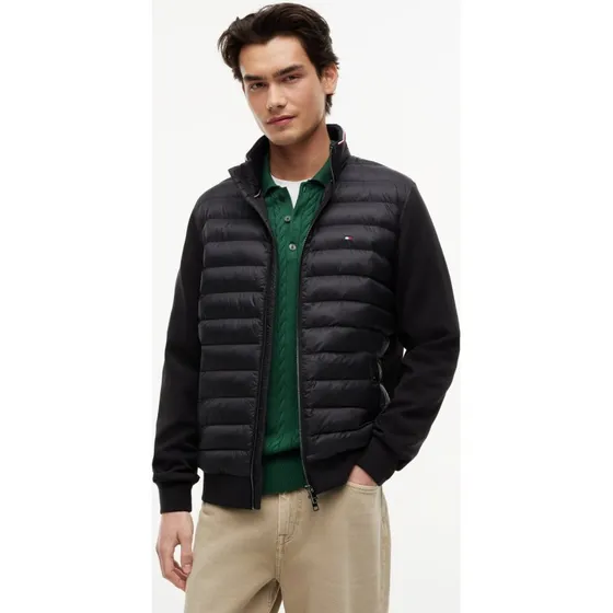 Tommy Hilfiger Kurtka Pikowana Mieszana Czarna