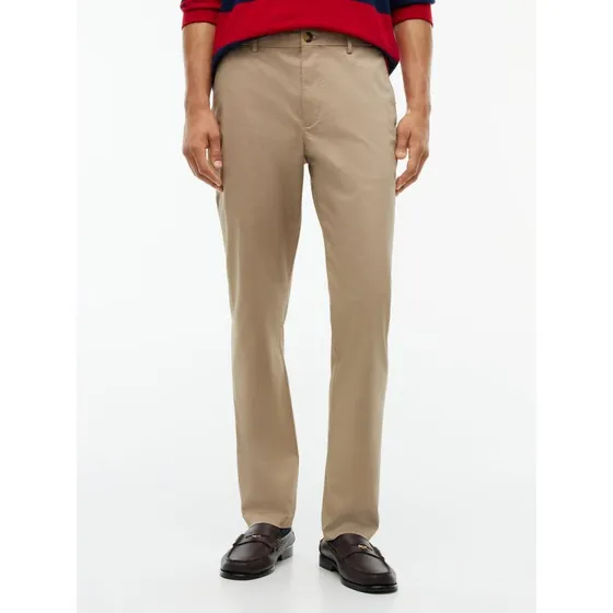 Tommy Hilfiger Chino Denton Regular Fit - Beżowe