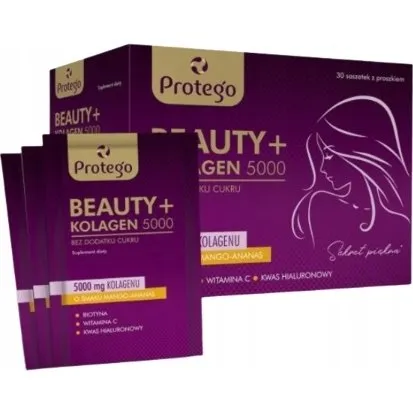 Protego Beauty+ Kolagen 5000 Mango-Ananas, 30 saszetek