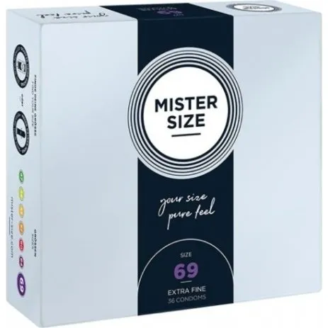 Prezerwatywy MISTER SIZE 69 mm, 36 sztuk