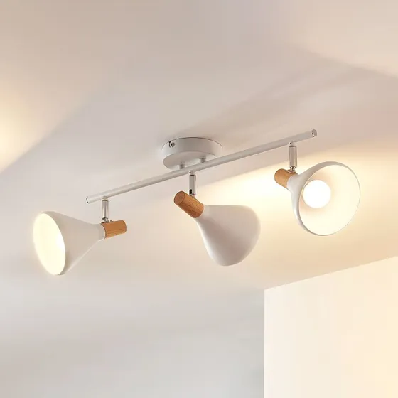 Lindby Arina 3 Lampa Sufitowa Biała 53 cm