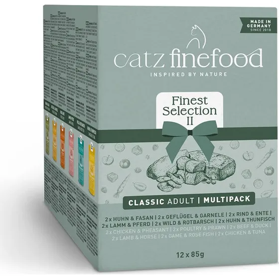 Catz Finefood Pakiet mieszany II - 60 x 85 g (6 smaków)