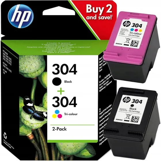 HP 304 Multipak 2szt CMYK (3JB05AE)
