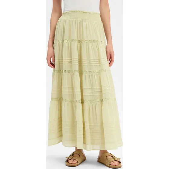 Neo Noir spódnica maxi Felicia zielona, bawełna, rozmiar 38