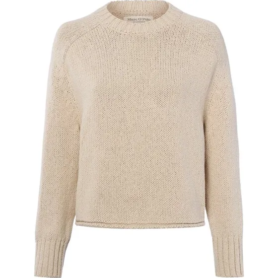 Marc O'Polo Sweter beżowy z bawełny, XXL