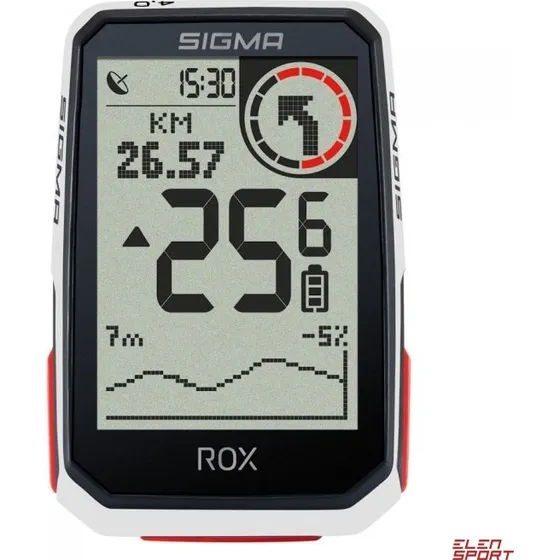 Sigma ROX 4.0 White GPS licznik rowerowy z pomiarem wysokoci