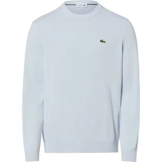 Lacoste Sweter Męski z Bawełny w Kolorze Niebieskim