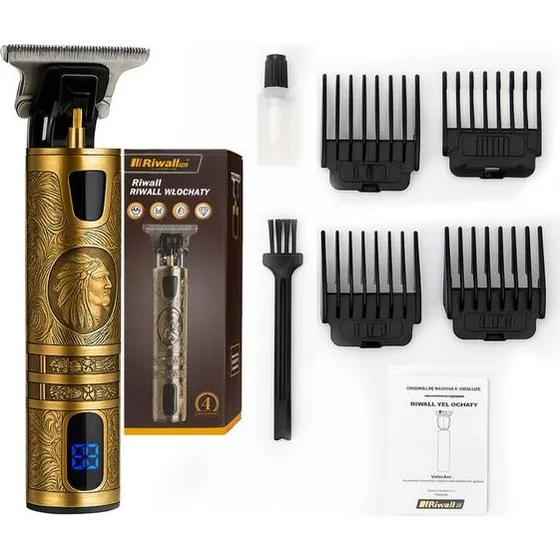 Riwall Wochaty Trymer 7w1 z T-Bladem i 120-minutow Bateri