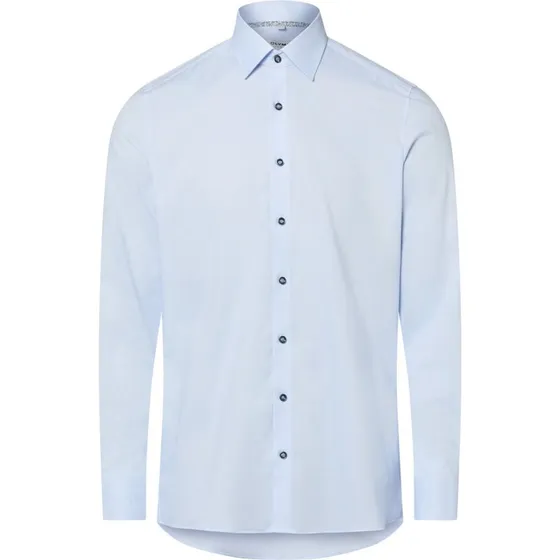 Olymp Level Five Koszula Biznesowa Slim Fit Niebieska 44