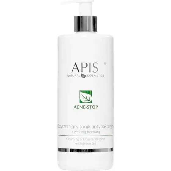 Apis Acne-Stop Tonik antybakteryjny z zieloną herbatą 500 ml