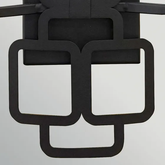 HINKLEY Lampa ścienna Sabina, czarna, 42 cm, 2-punktowa