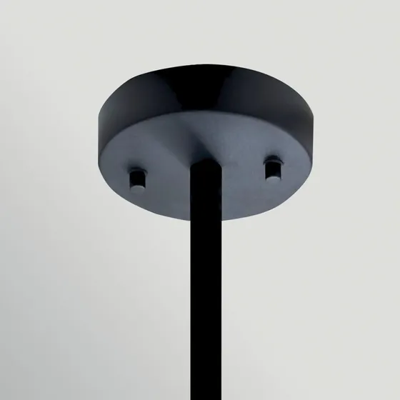 Hinkley Sabina Żyrandol czarny Ø 57 cm, metal/tkanina