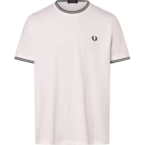Fred Perry Koszulka męska biała, bawełniana, rozmiar L