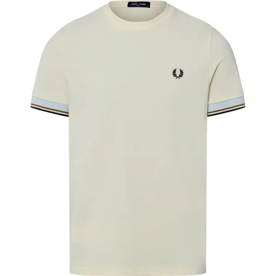 Fred Perry Koszulka Męska Piqué Biała XXL