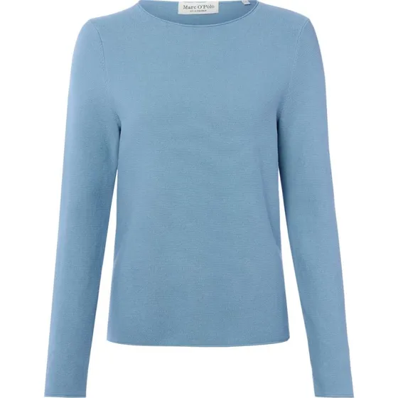 Marc O'Polo Sweter z dzianiny z bawełny niebieski, XS