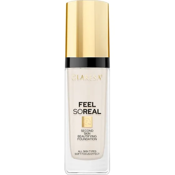 Claresa Feel So Real upiększający podkład do twarzy 30ml 01 Fair-Light