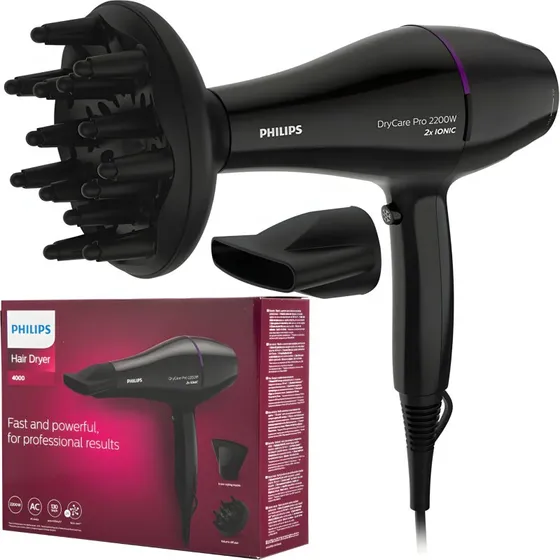 Philips BHD274/00 Suszarka 2200W z Jonizacj i Dyfuzorem