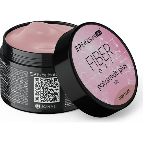 Excellent PRO Fiber Gel Polyamide Plus Dark Nude 15g