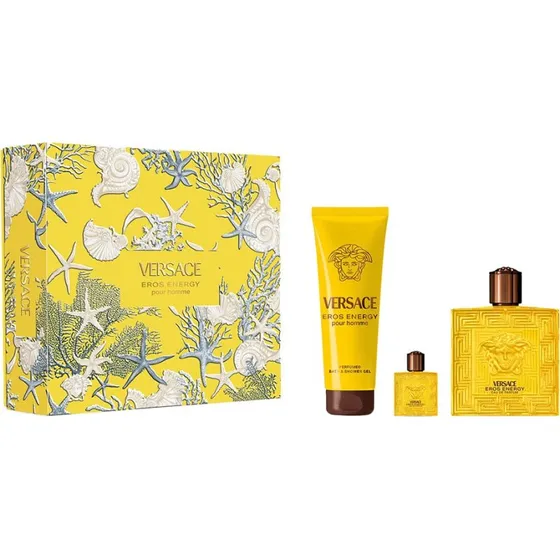 Versace Eros Energy Zestaw: EDP 100ml, Żel 150ml, EDP 5ml