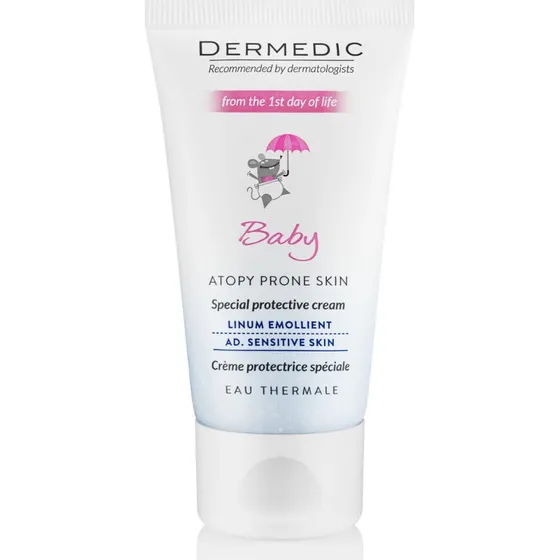 Dermedic Linum Emolient Baby Ochronny Krem SPF 15, 50g