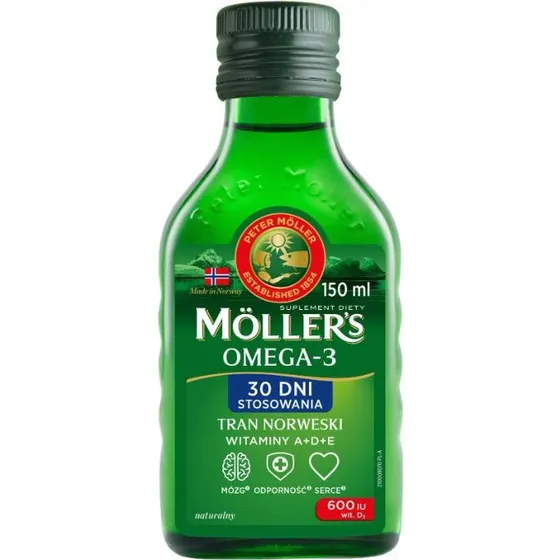 Möller's Tran Norweski Naturalny 150ml