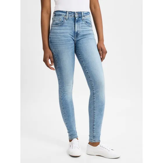 Levi's® Jeansy Skinny 721 High Rise Skinny - Niebieskie