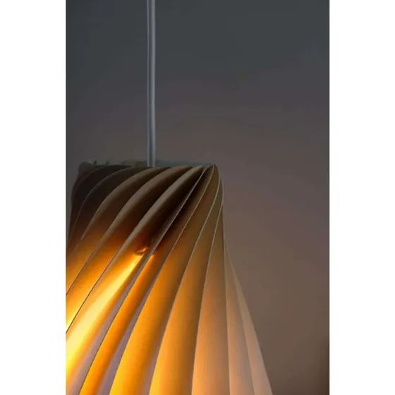 Żyrandol Tom Rossau nr 111 - Drewno Brzozowe, 43 cm, E14