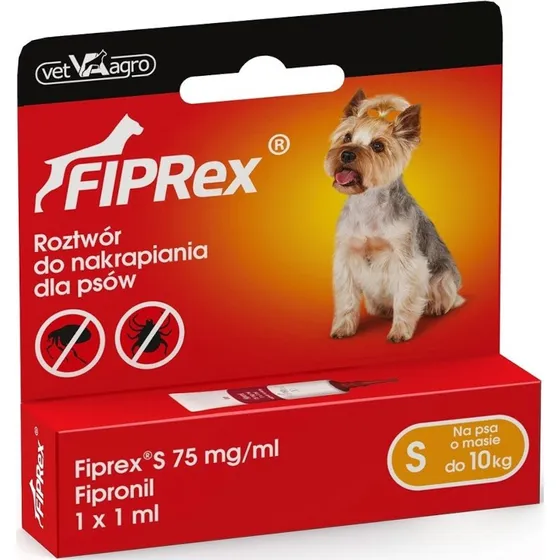 Fiprex Spot-on dla psów <10 kg (1 ml)
