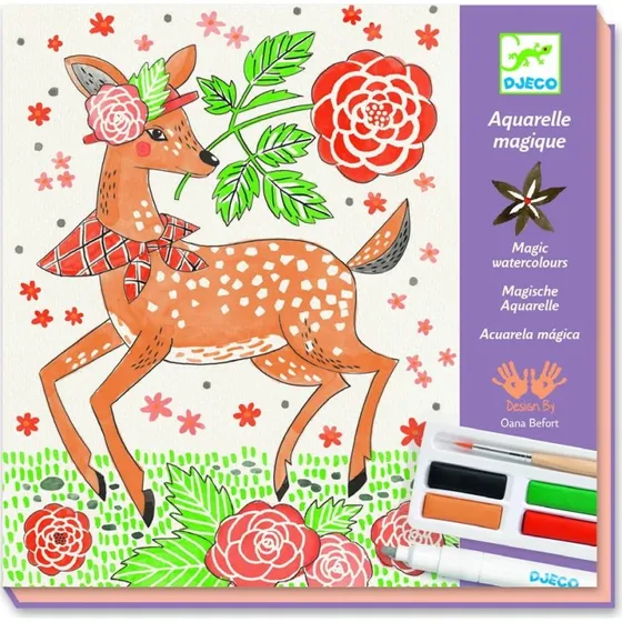 Djeco Dandy z lasu – zestaw akwarelowy 8+