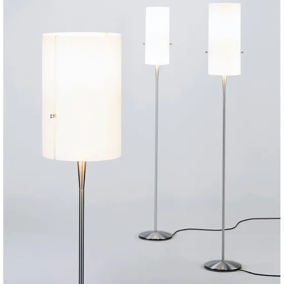 serien.lighting Club M – Lampa stojąca LED, aluminium, chintz