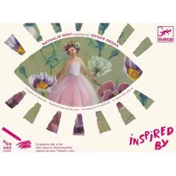 Djeco Zestaw artystyczny INSPIRACJE Baletnica – pastele olejne