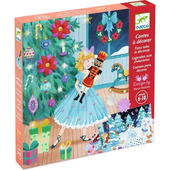 Djeco Zestaw artystyczny 4w1 Dziadek do Orzechw