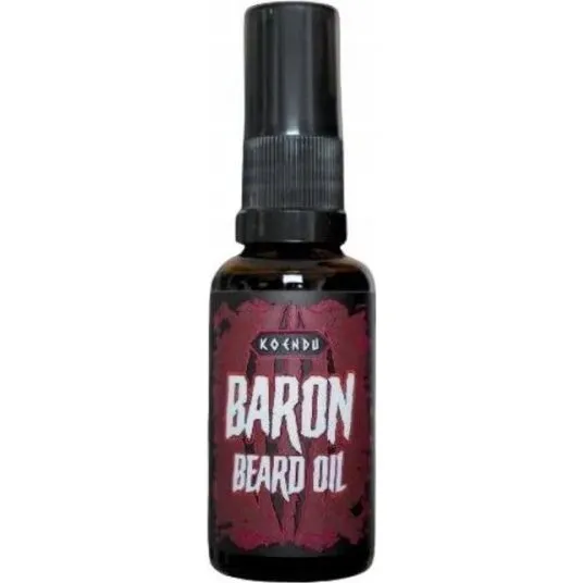 Koendu Baron Beard Oil, olejek do brody 30ml, z nutami whisky i wini