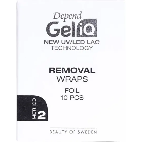Depend Gel iQ Removal Wraps Foil 10 szt