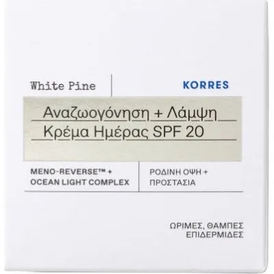Korres White Pine SPF20 krem nawilżający 40ml