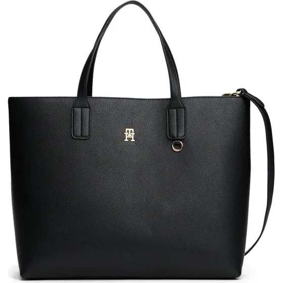 Tommy Hilfiger Torebka Satchel z Woreczkiem Czarna