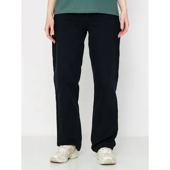 Carhartt WIP Pierce Pant Straight - czarne, damskie