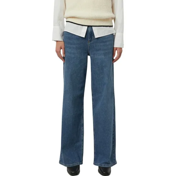 Jeansy comma Anna Wide Leg Niebieskie
