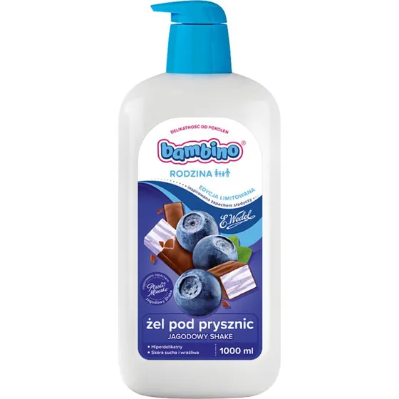 Bambino & Wedel Żel pod prysznic Jagodowy Shake 1000ml