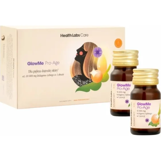 Health Labs Care GlowMe Pro-Age Shot 30ml 15 sztuk Pomarańczowy