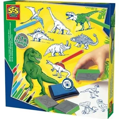 Ses Creative Piecztki Dinozaury Zestaw 11 szt.