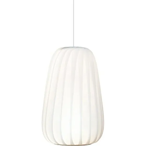 Tom Rossau Lampa wisząca ST906, biała, 42 cm, papier, E27