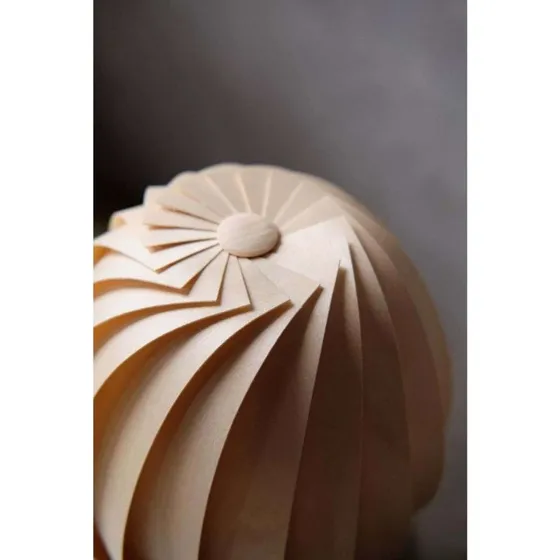 Tom Rossau ST906 Mini - Lampa stołowa z drewna brzozowego, 19 cm
