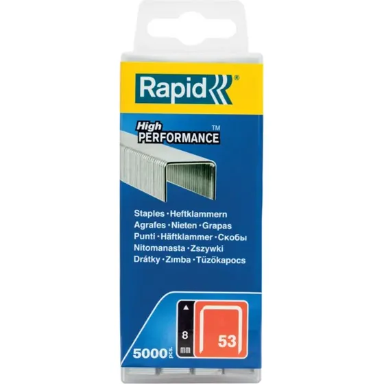 Rapid Zszywki galwanizowane 53/8 mm, 5000 szt.